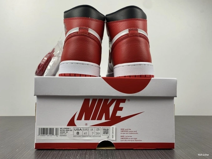 Reps TB Retro Heritage High 1 555088-161 OG Jordan 0727